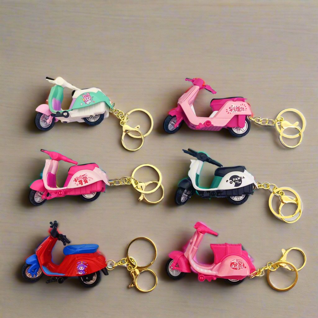 Miniature Retro Toy Scooter Keychain