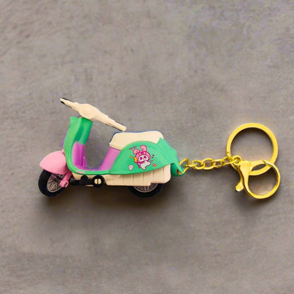 Miniature Retro Toy Scooter Keychain