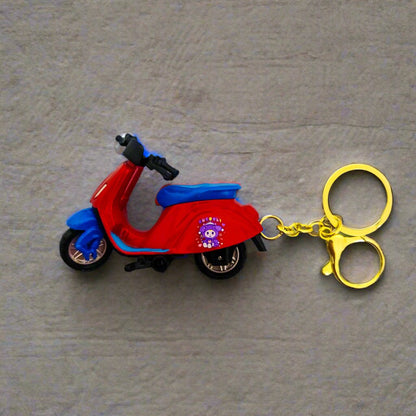 Miniature Retro Toy Scooter Keychain