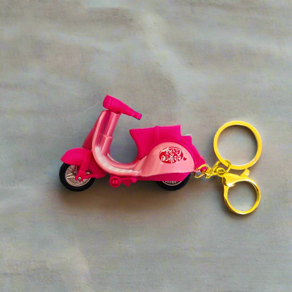 Miniature Retro Toy Scooter Keychain