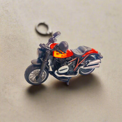 Miniature Cruiser Motorcycle Keychain