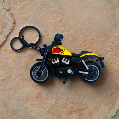 Miniature Cruiser Motorcycle Keychain