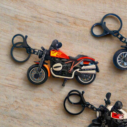 Miniature Cruiser Motorcycle Keychain