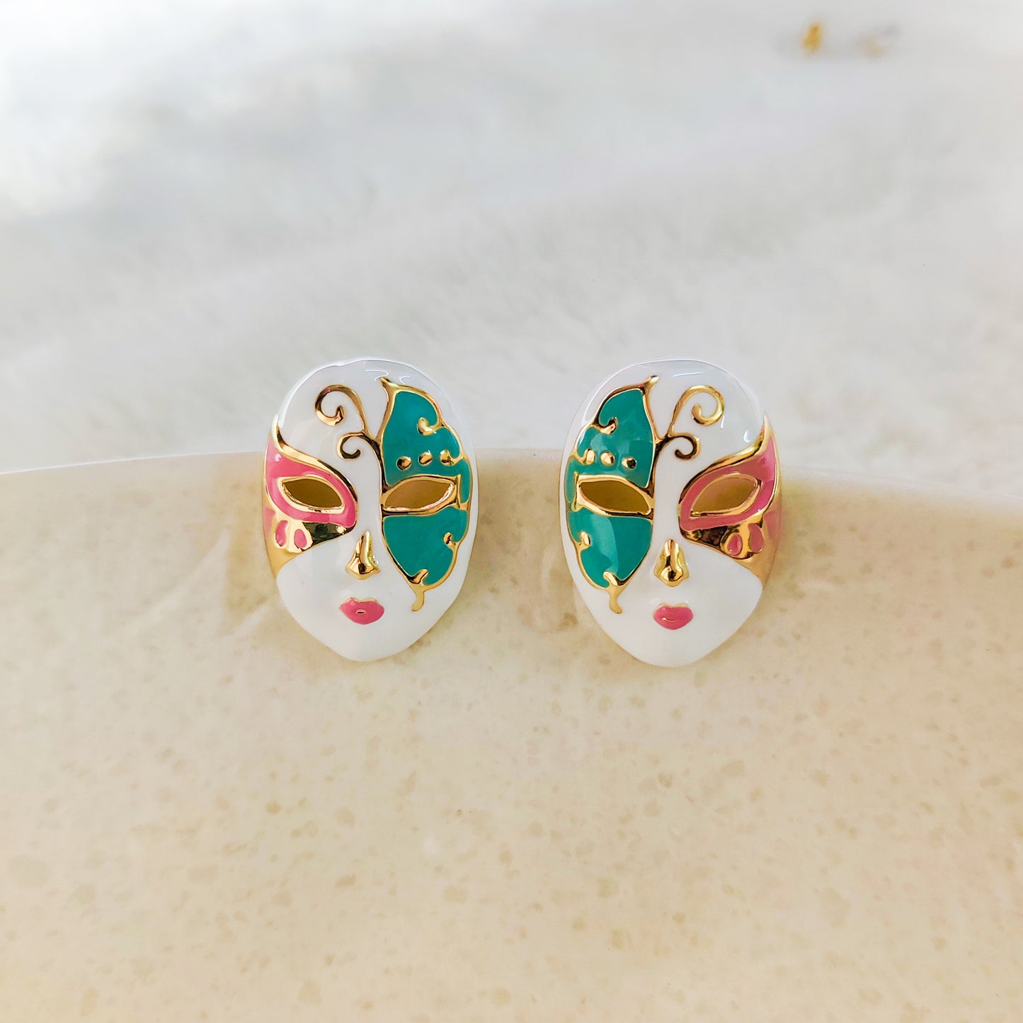 Masquerade Elegance Stud Earring