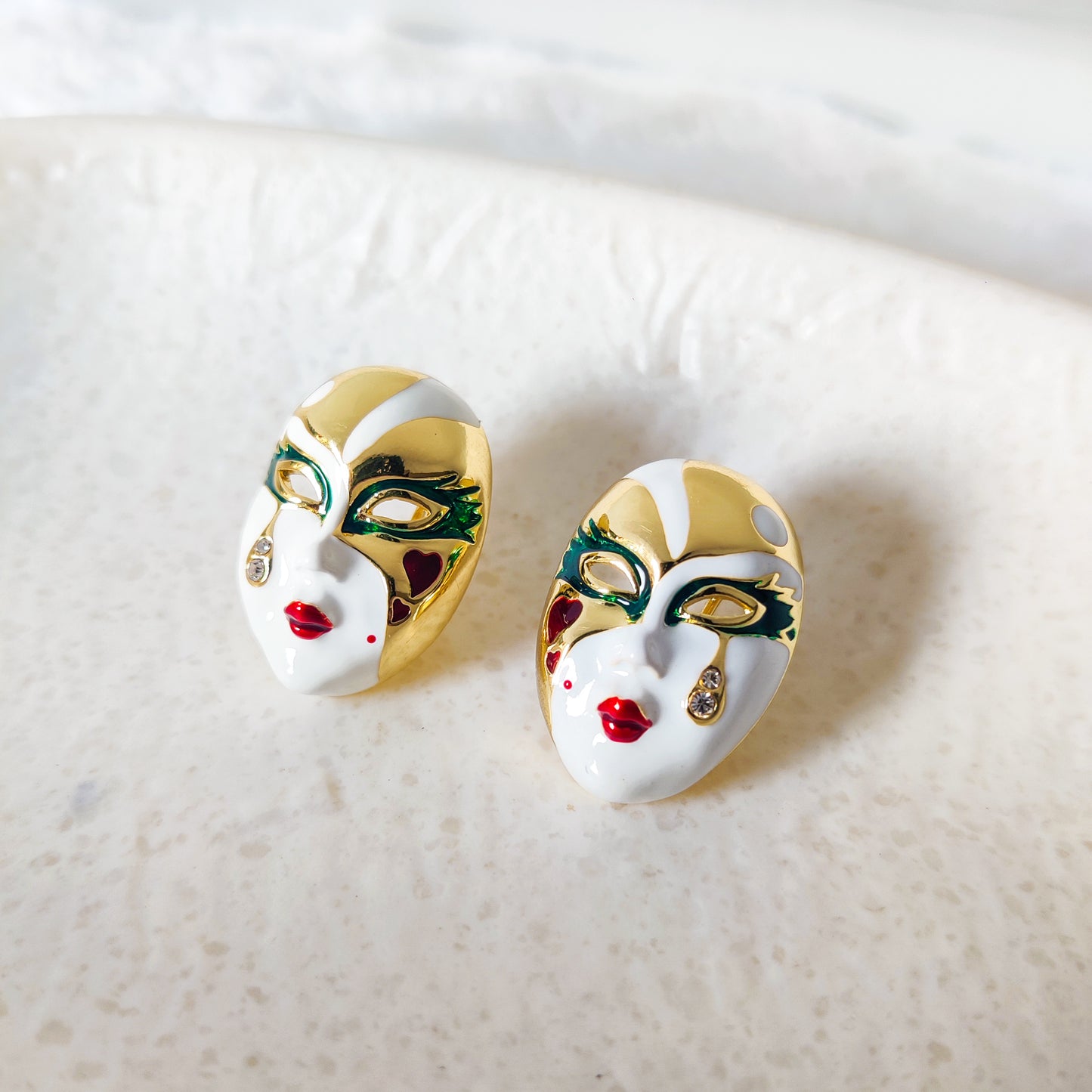 Masquerade Elegance Stud Earring