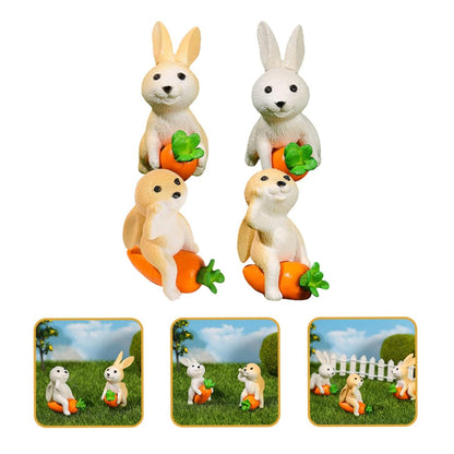 Adorable Hare & Harvest Keychain