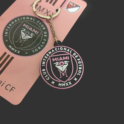 Inter Miami CF | Premium Double Sided Rubber Keychain