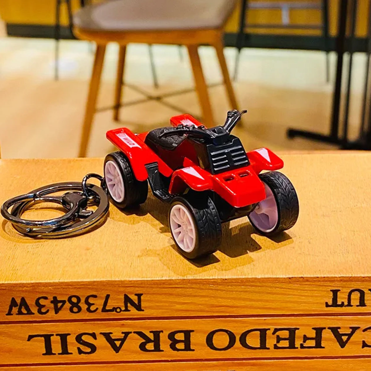 All-Terrain Vehicle (ATV) Quad Bike Toy Keychain