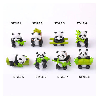 Bamboo Bliss Panda Keychain