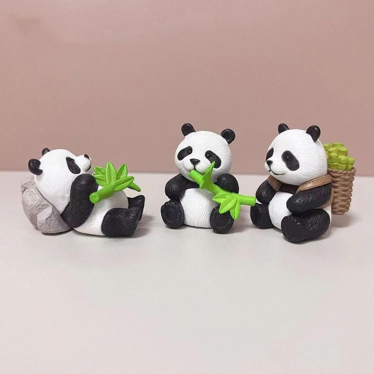 Bamboo Bliss Panda Keychain