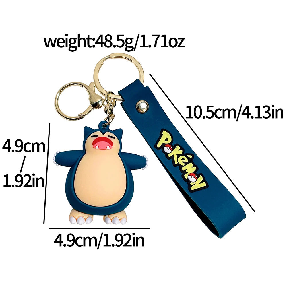 Cute & Adorable Sleeping Baby Pokémon Keychain with Bag Strap