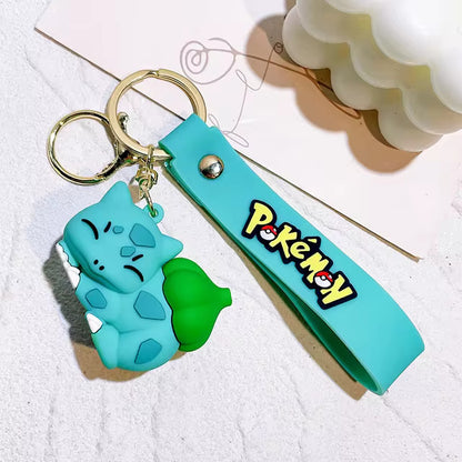 Cute & Adorable Sleeping Baby Pokémon Keychain with Bag Strap