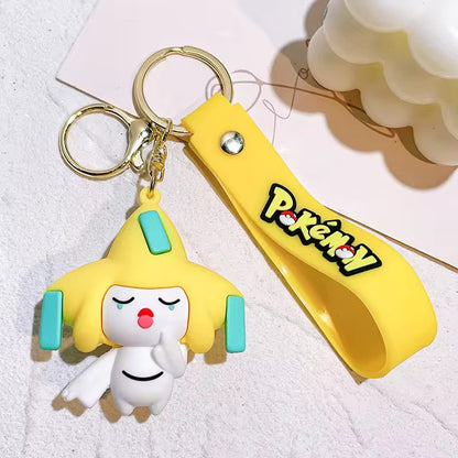 Cute & Adorable Sleeping Baby Pokémon Keychain with Bag Strap