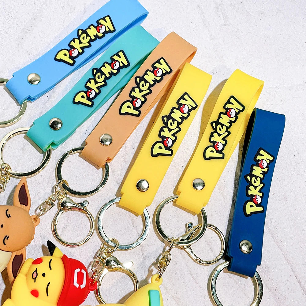 Cute & Adorable Sleeping Baby Pokémon Keychain with Bag Strap