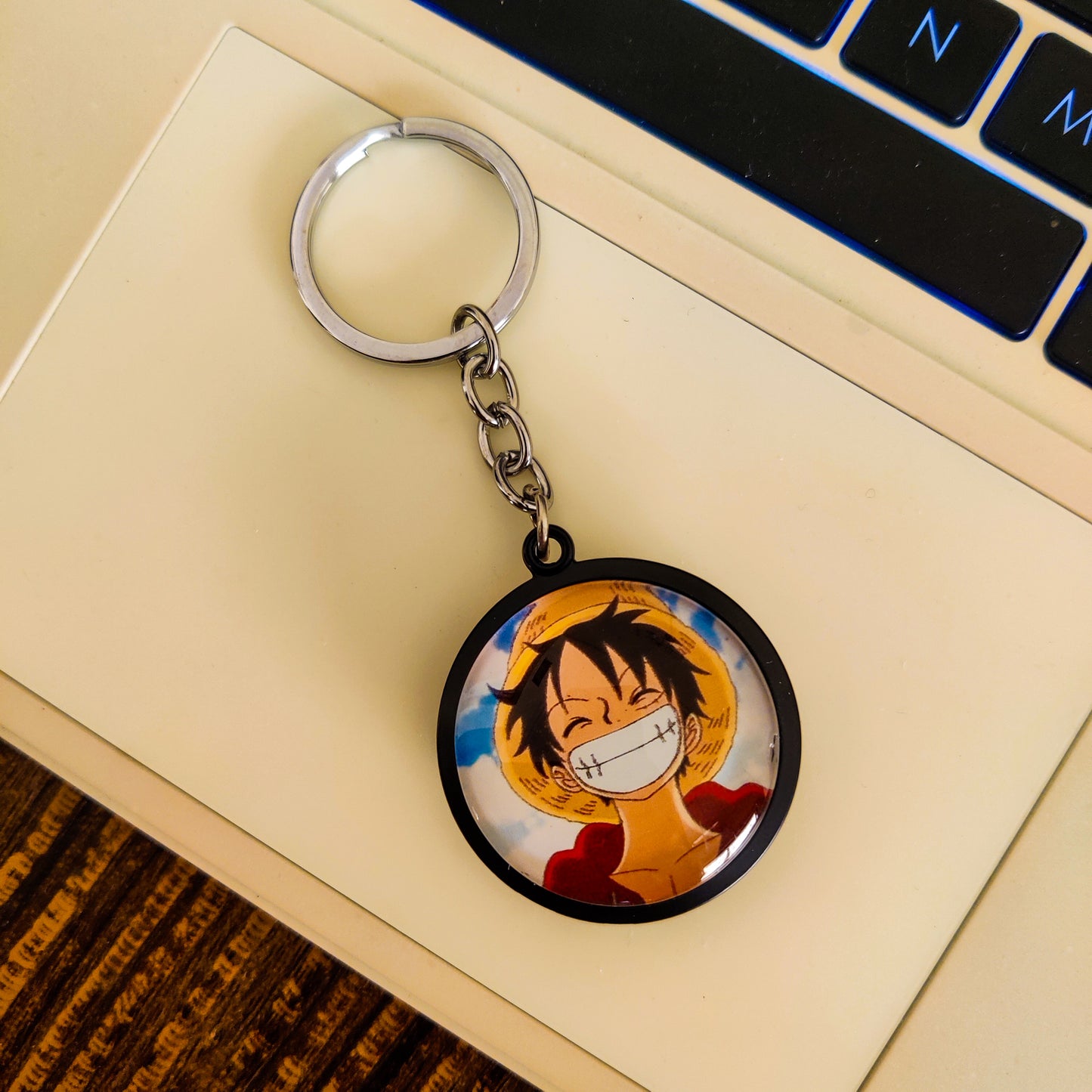 Monkey D. Luffy Face Double-Sided  Keychain