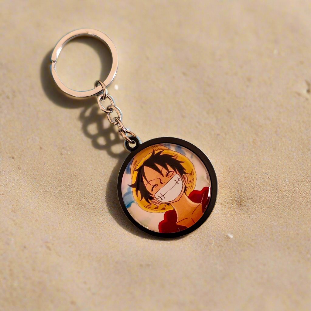 Monkey D. Luffy Face Double-Sided  Keychain