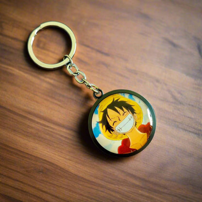 Monkey D. Luffy Face Double-Sided  Keychain