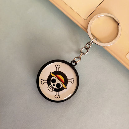 One Piece Logo Double-sided Keychain