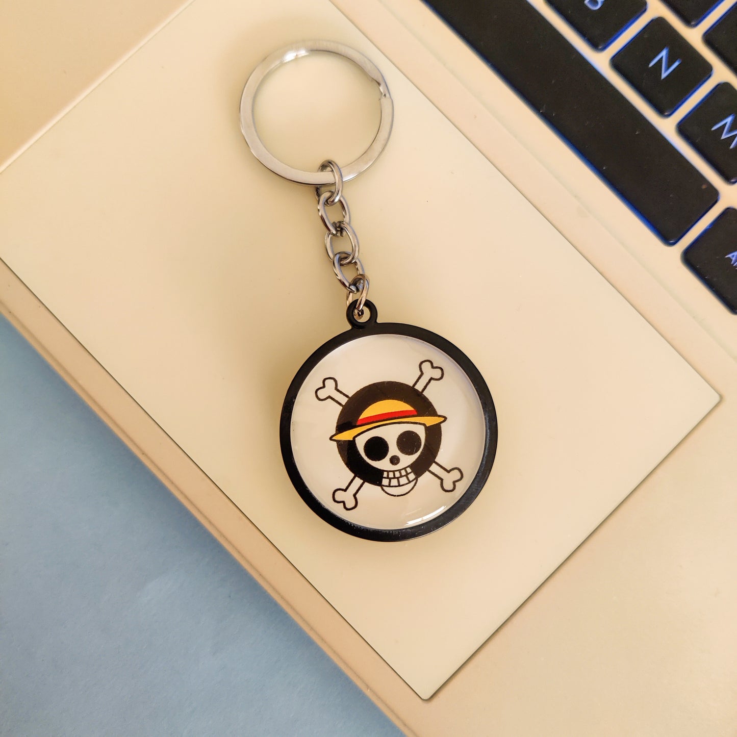 One Piece Logo Double-sided Keychain