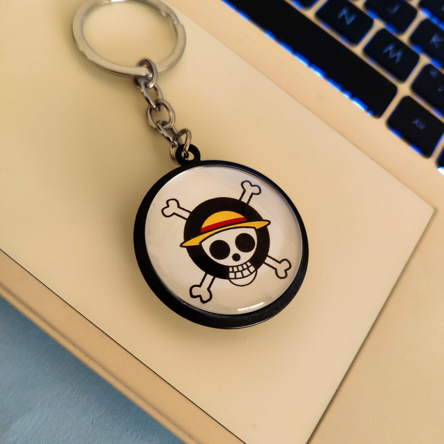 One Piece Logo Double-sided Keychain