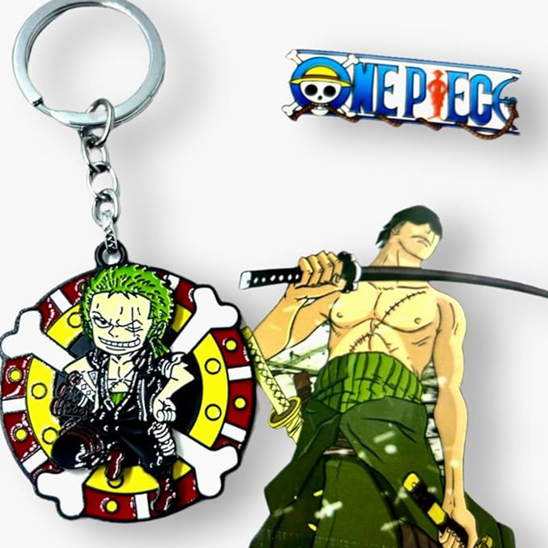 One Piece Rononao Zoro Spinning/Rotating Keychain