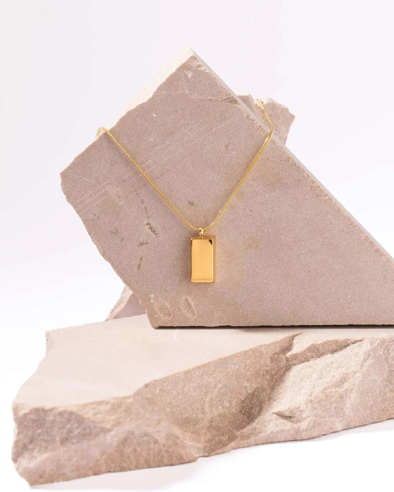 Aurelian Gold Biscuit Pendant