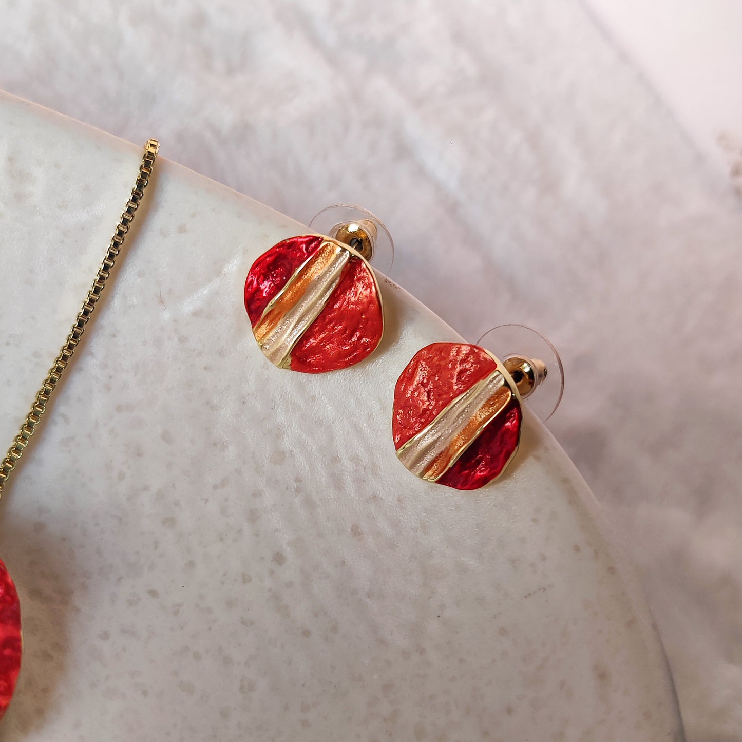 Scarlet Eclipse Jewelry Set