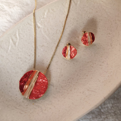 Scarlet Eclipse Jewelry Set