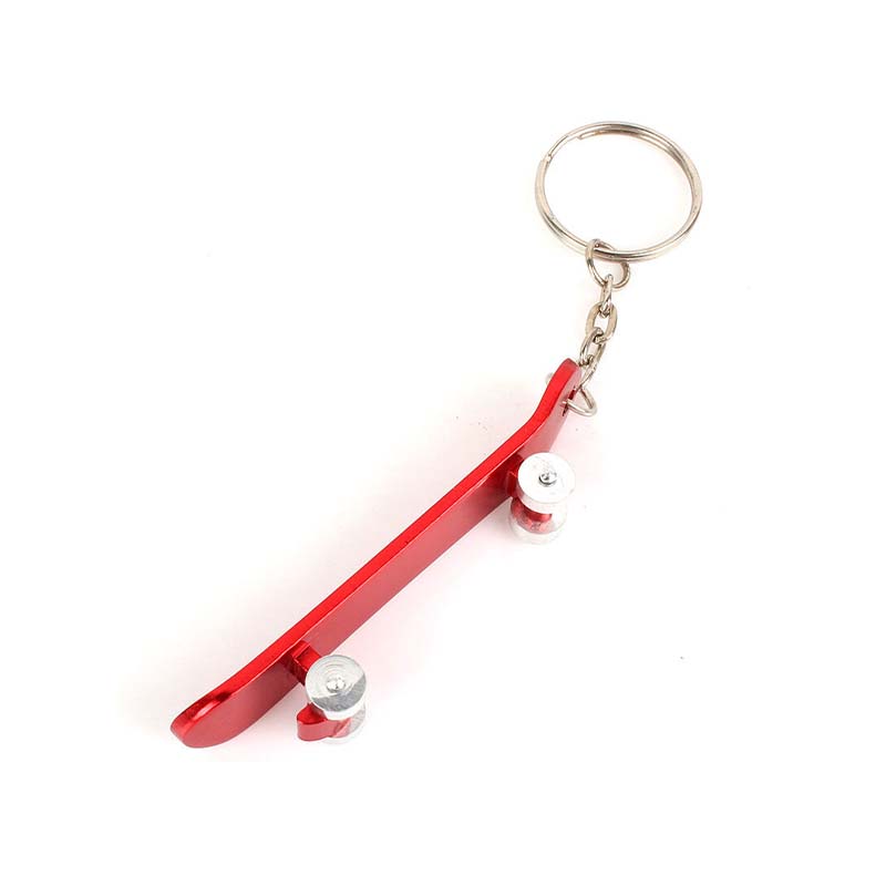 Mini Skateboard Keychain with Bottle Opener