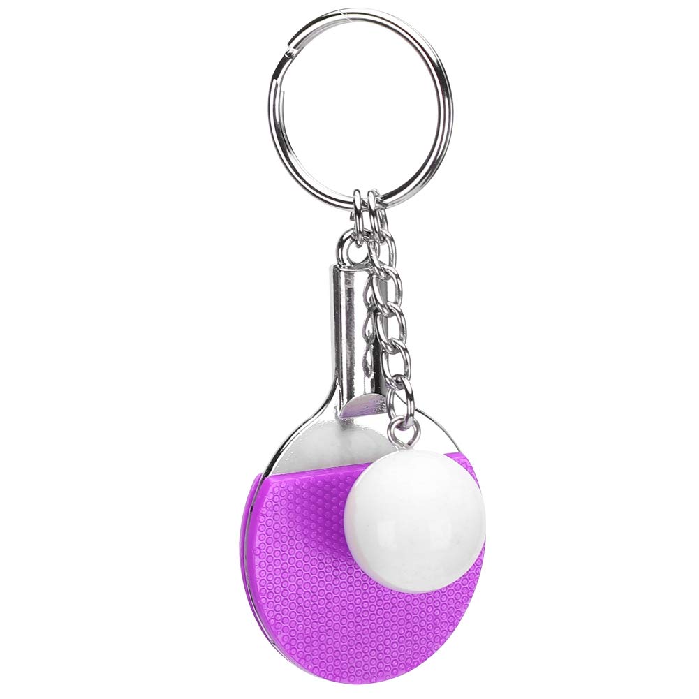 Mini Table Tennis Racket Keychain