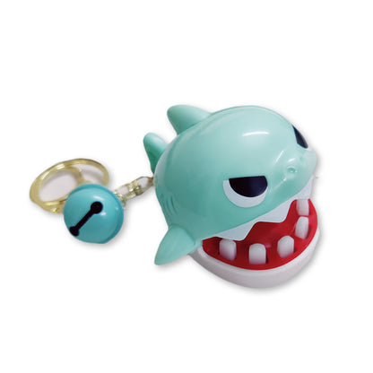 Tricky Finger Trapping Toy Keychain - Fun Shark Bite Keychain for Kids & Adults