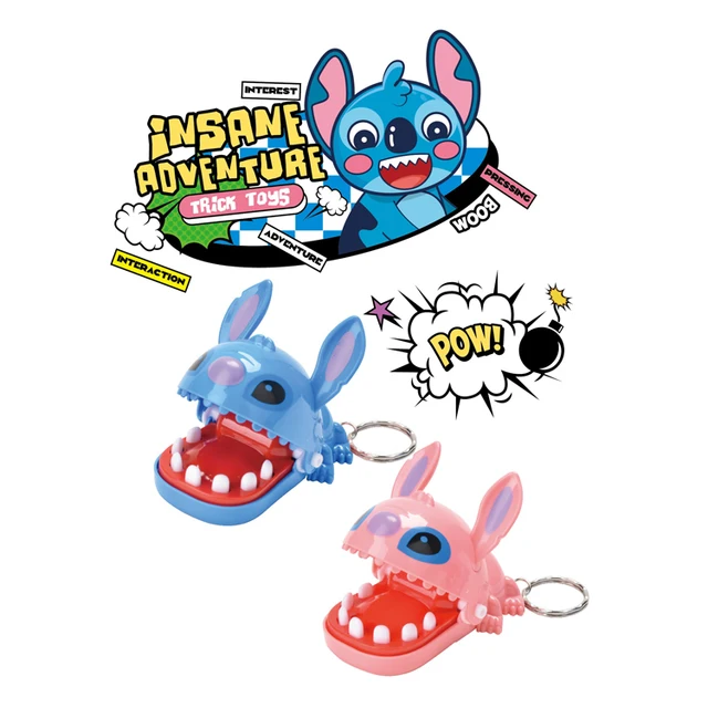 Tricky Finger Trapping Toy Keychain | Stitch