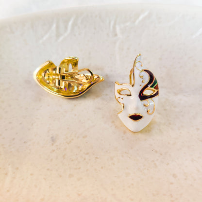 Venetian Masquerade Enigma Stud Earring