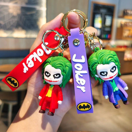 Joker Silicon Keychain With Bagcharm And Strap