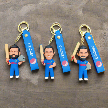 Legendary Indian Cricketers Keychains