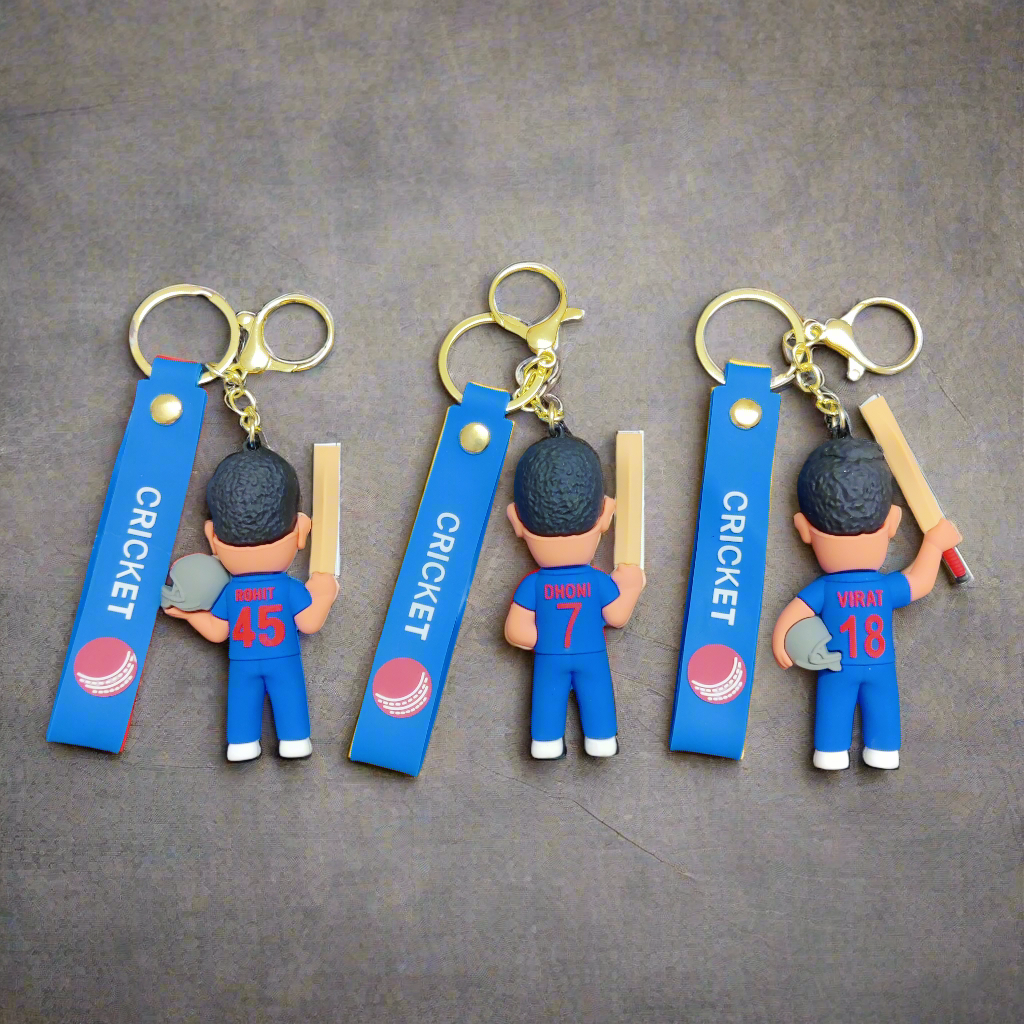 Legendary Indian Cricketers Keychains