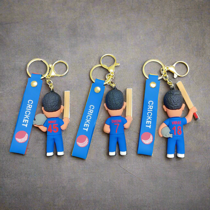 Legendary Indian Cricketers Keychains