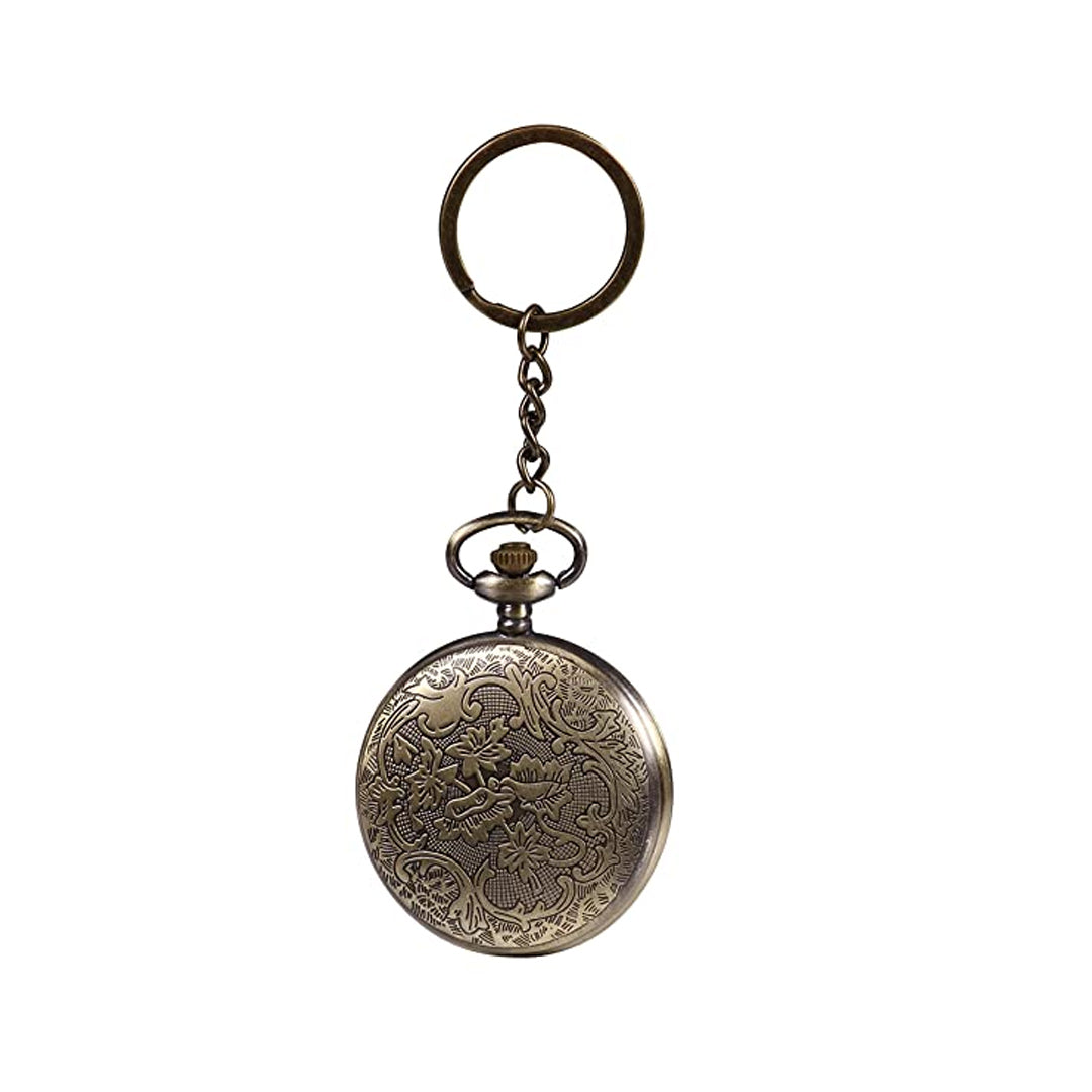 Buy Blue Aura Mubco Metal Naruto Style Antique Pocket Watch Keychain Key  Ring Online at Best Prices in India - JioMart.