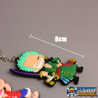 One Piece Roronoa Zoro 2D Rubber Keychain