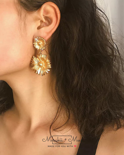 Gina Floral Earrings